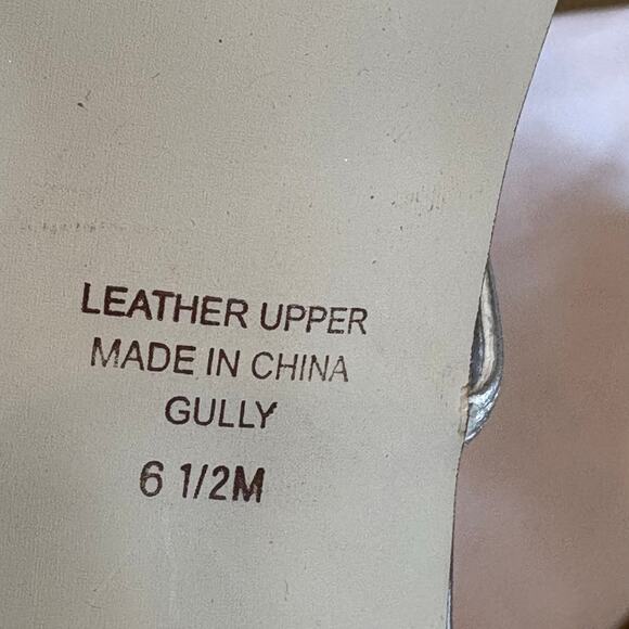 Valerie Stevens Silver Strappy Heel Rhinestone Embellishment 6.5 - Picture 5 of 8